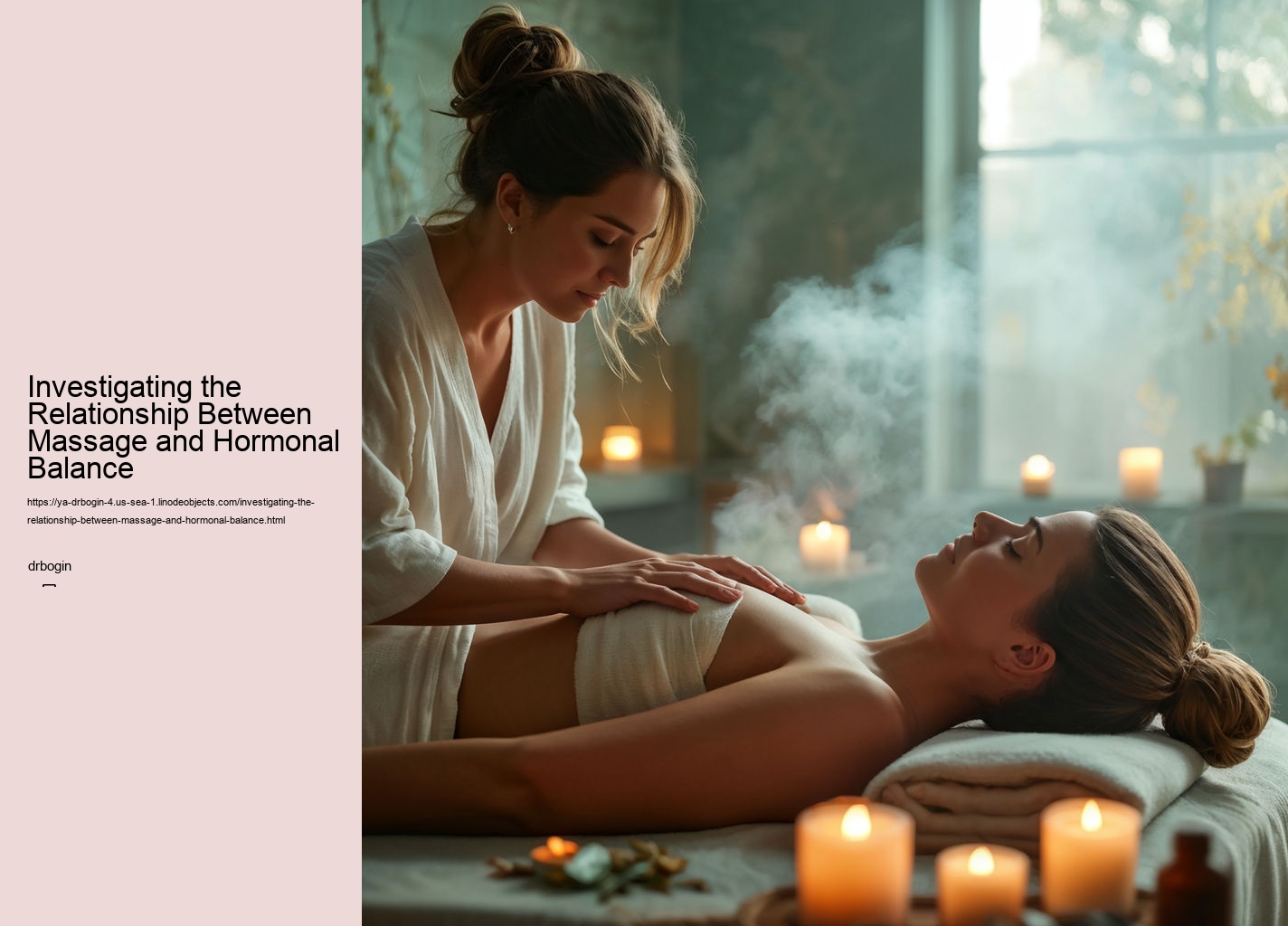 Investigating the Relationship Between Massage and Hormonal Balance